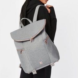 Sweaty Betty grey backpack